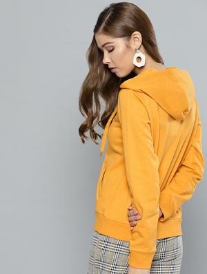 hooded neck zip up jacket - 16755864 - Standard Image - 3