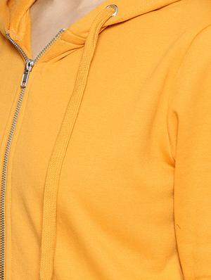 hooded neck zip up jacket - 16755864 - Standard Image - 4