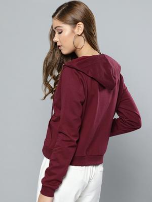hooded neck solid jacket - 16755871 - Standard Image - 3