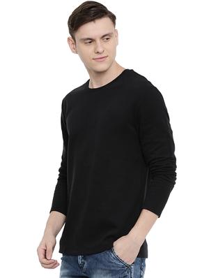 black solid t-shirt - 16756057 - Standard Image - 2
