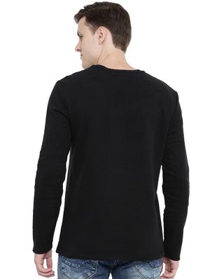 black solid t-shirt - 16756057 - Standard Image - 3