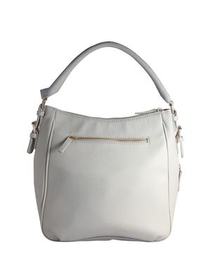 grey leatherette hobo handbag - 16756086 - Standard Image - 2