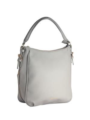 grey leatherette hobo handbag - 16756086 - Standard Image - 4