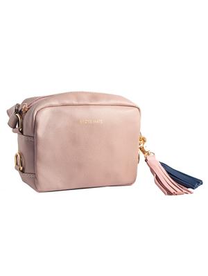 pink leatherette regular sling bag - 16756100 - Standard Image - 4
