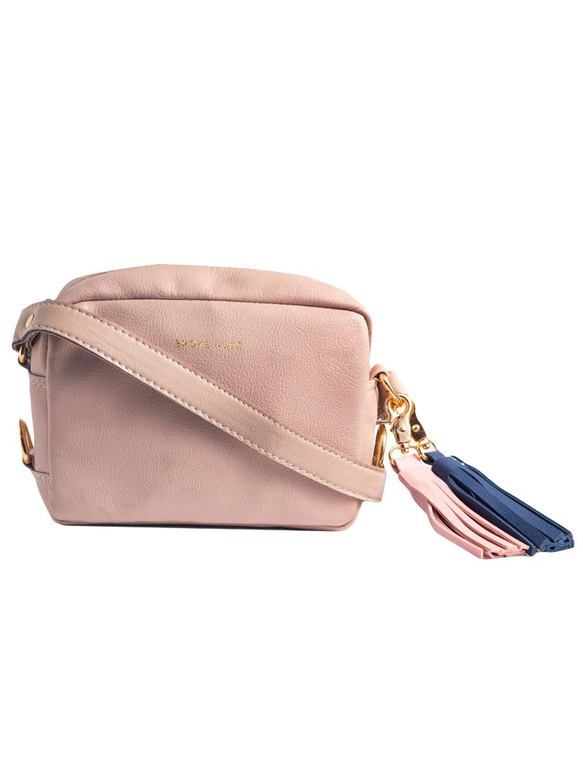 pink leatherette regular sling bag - 16756100 - Zoom Image - 1