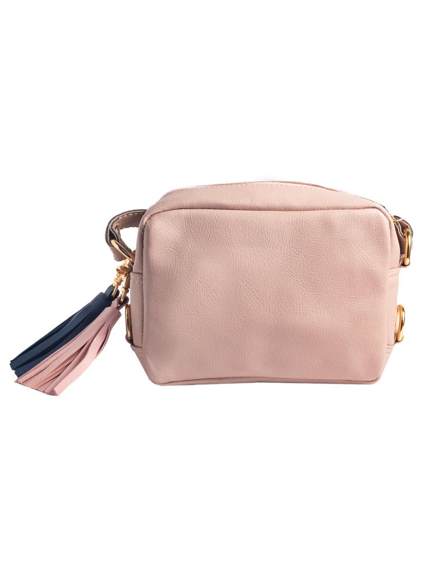 pink leatherette regular sling bag - 16756100 - Zoom Image - 2