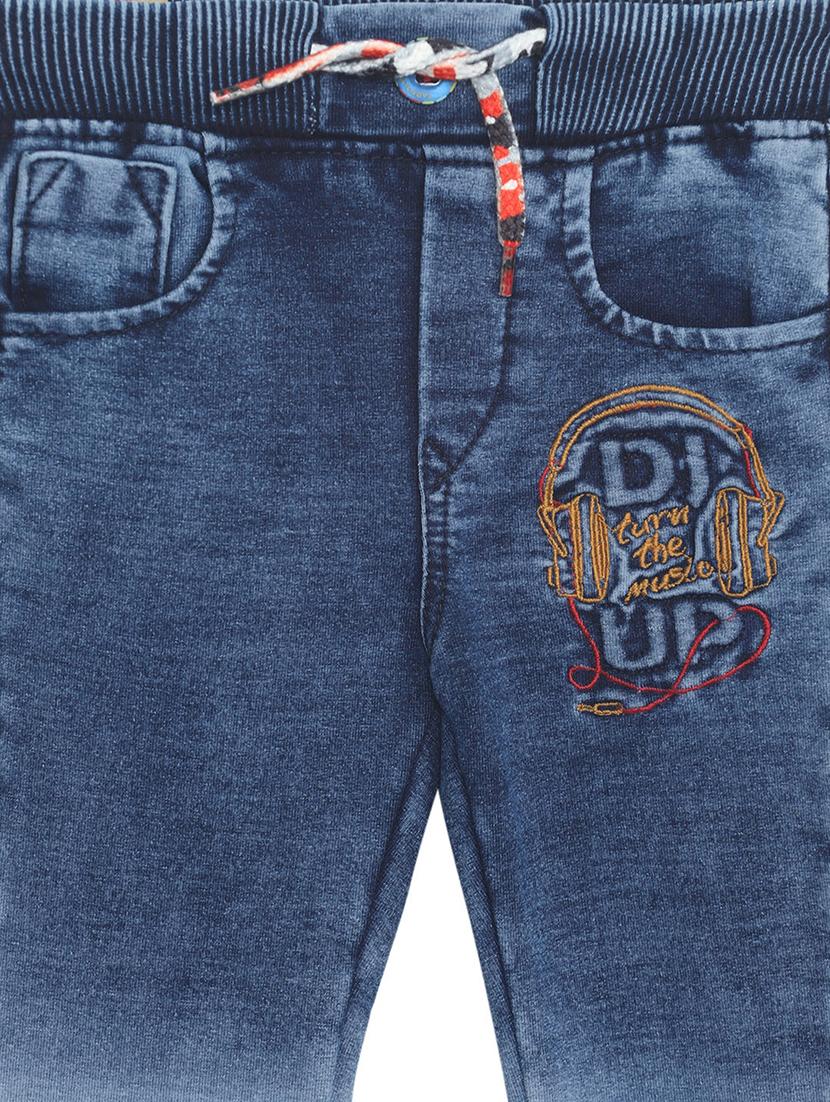 pocket detail drawstring jeans - 16756190 - Zoom Image - 3