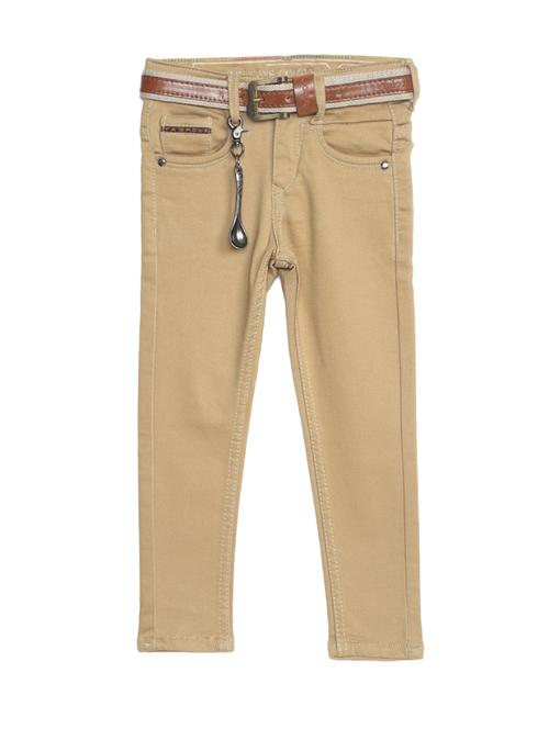 pocket detail plain belted jean - 16756241 - Standard Image - 1