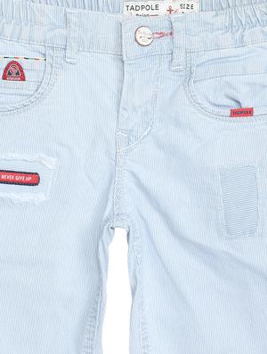 high rise distressed three fourth shorts - 16756392 - Standard Image - 3