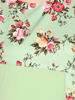 floral print a-line kurta - 16756505 - Standard Image - 5