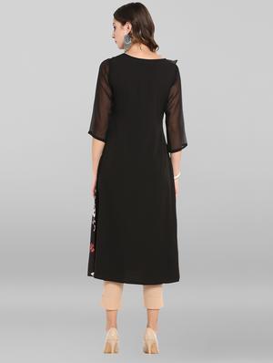 floral print a-line kurta - 16756519 - Standard Image - 3