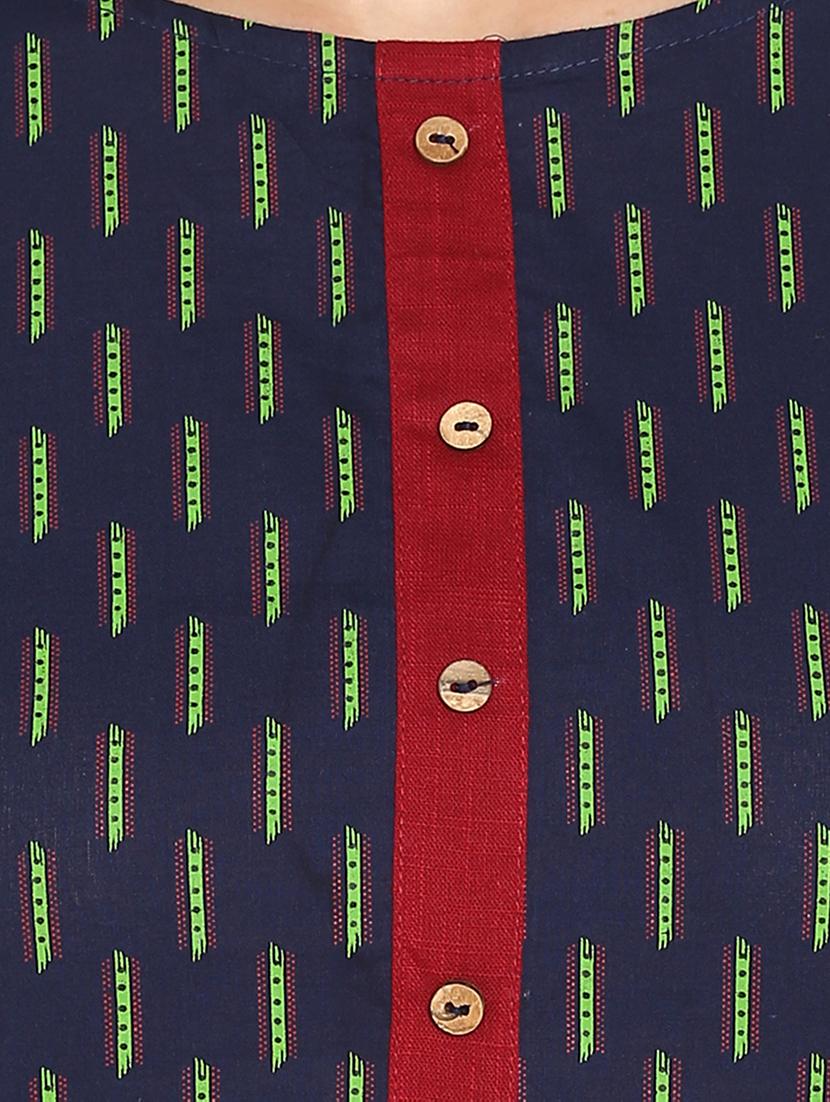 printed straight kurta - 16756530 - Zoom Image - 4