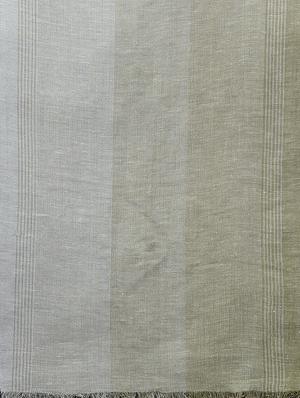 green ombre linen muffler - 16756591 - Standard Image - 4