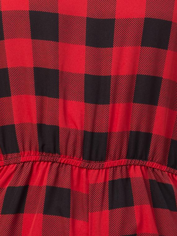 cami neck checkered jumpsuit - 16756614 - Zoom Image - 4