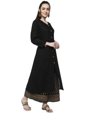 solid a-line kurta - 16756626 - Standard Image - 2