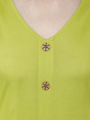 solid flared kurta - 16756628 - Standard Image - 4