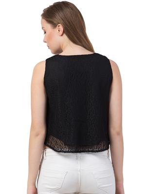 round neck crop top - 16756640 - Standard Image - 3