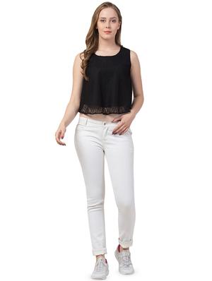 round neck crop top - 16756640 - Standard Image - 5
