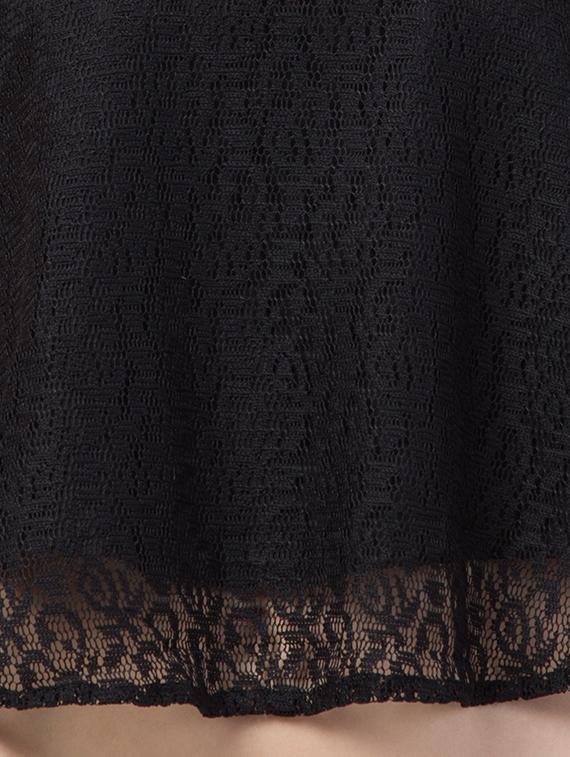 round neck crop top - 16756640 - Zoom Image - 4