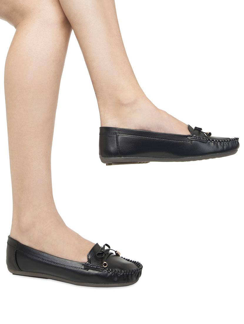 black slip on loafers - 16756692 - Zoom Image - 5