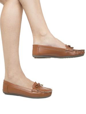 tan slip on loafers - 16756694 - Standard Image - 5