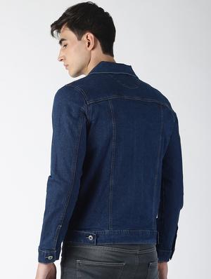 blue checkered denim jacket - 16756813 - Standard Image - 3