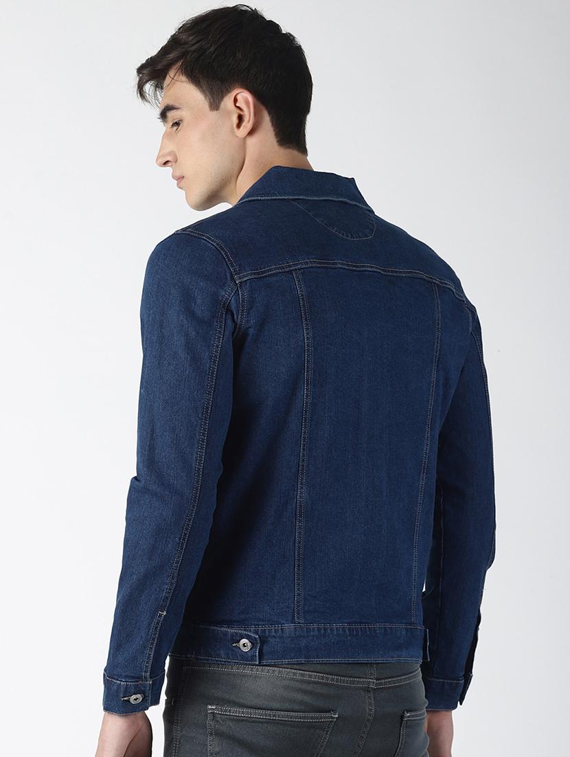 blue checkered denim jacket - 16756813 - Zoom Image - 3