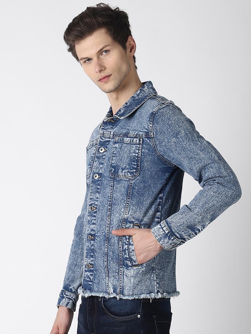 blue washed denim jacket - 16756819 - Zoom Image - 2