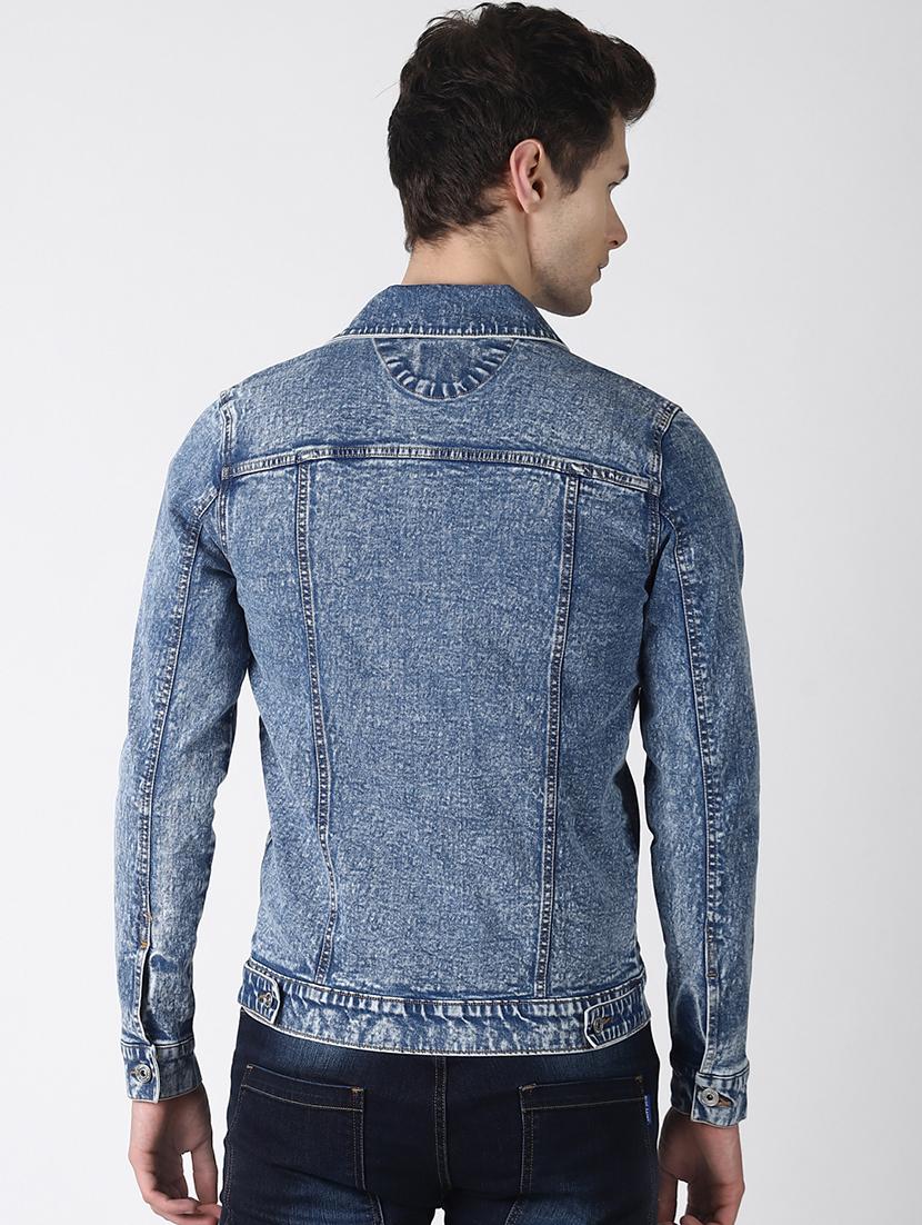 blue washed denim jacket - 16756821 - Zoom Image - 3