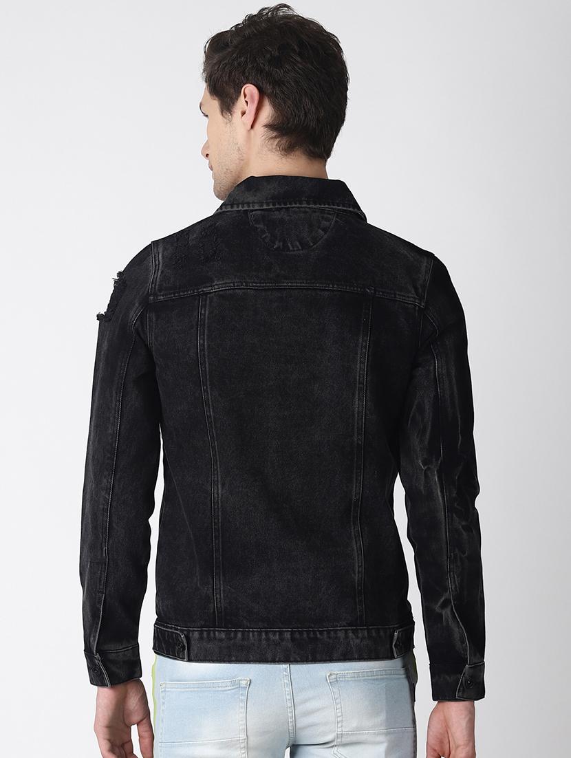 black washed denim jacket - 16756831 - Zoom Image - 3