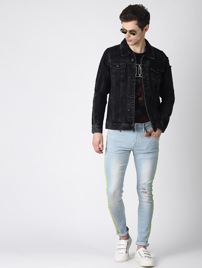 black washed denim jacket - 16756831 - Zoom Image - 4