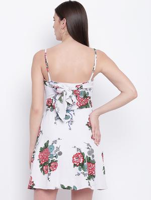 cami neck floral a-line dress - 16756854 - Standard Image - 3