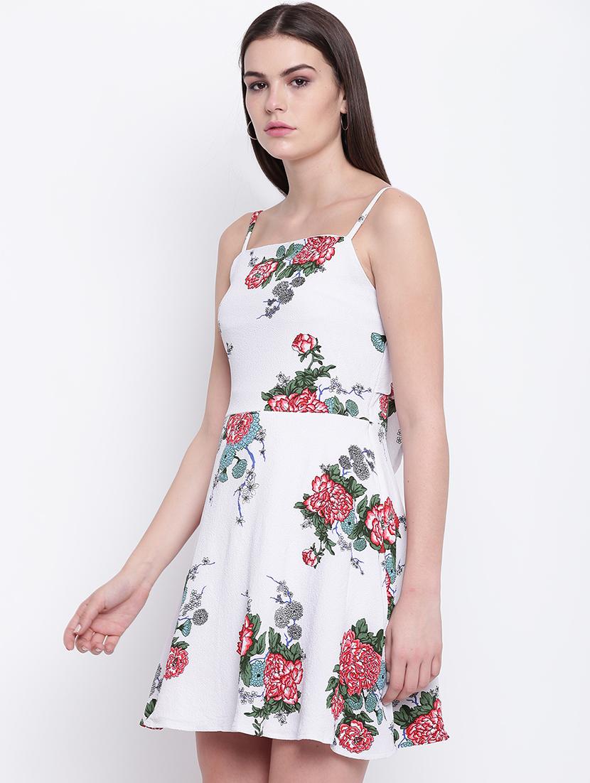 cami neck floral a-line dress - 16756854 - Zoom Image - 2