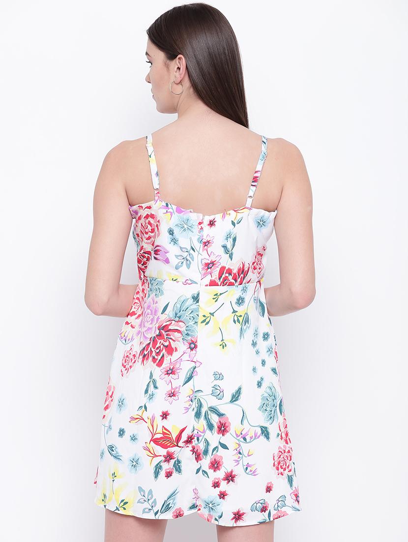 cami neck floral a-line dress - 16756857 - Zoom Image - 3
