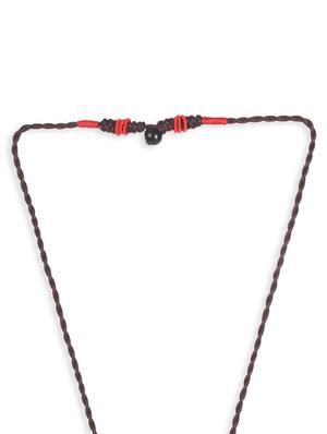 multi colored metal long necklace - 16757891 - Standard Image - 4
