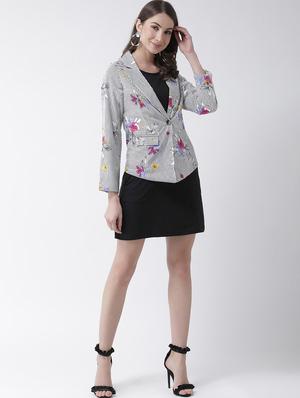 lapel neck checkered blazer - 16759245 - Standard Image - 5
