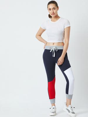 drawstring color block track pant - 16759405 - Standard Image - 5