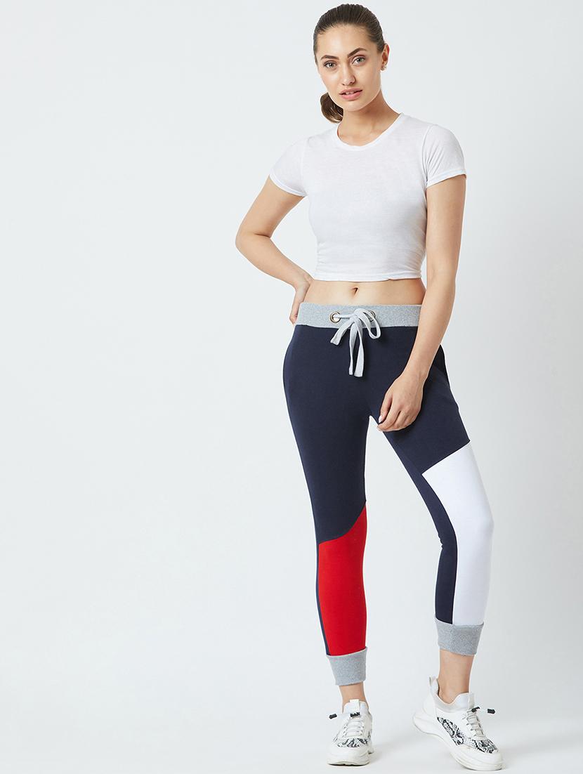 drawstring color block track pant - 16759405 - Zoom Image - 5