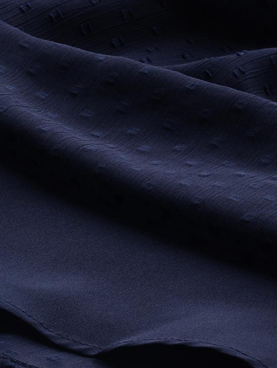 bishop sleeved embroidered dobby a line top - 16759410 - Zoom Image - 6