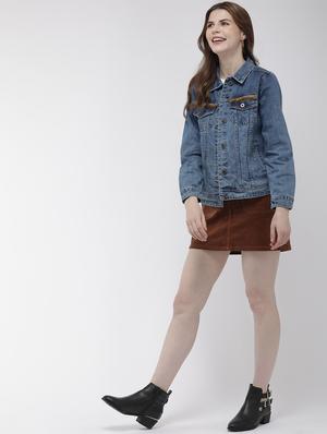 pocket detail embellished denim jacket - 16759419 - Standard Image - 4