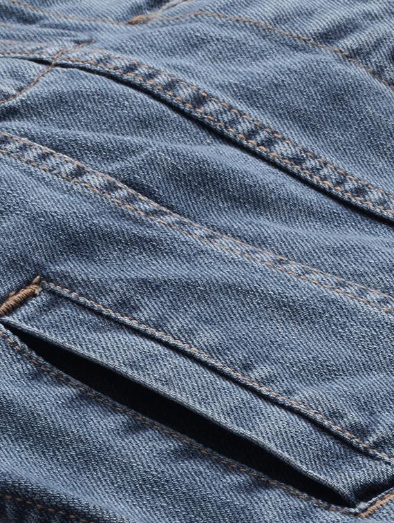 pocket detail embellished denim jacket - 16759419 - Zoom Image - 6