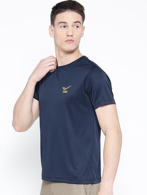 blue solid t-shirt - 16759643 - Standard Image - 2
