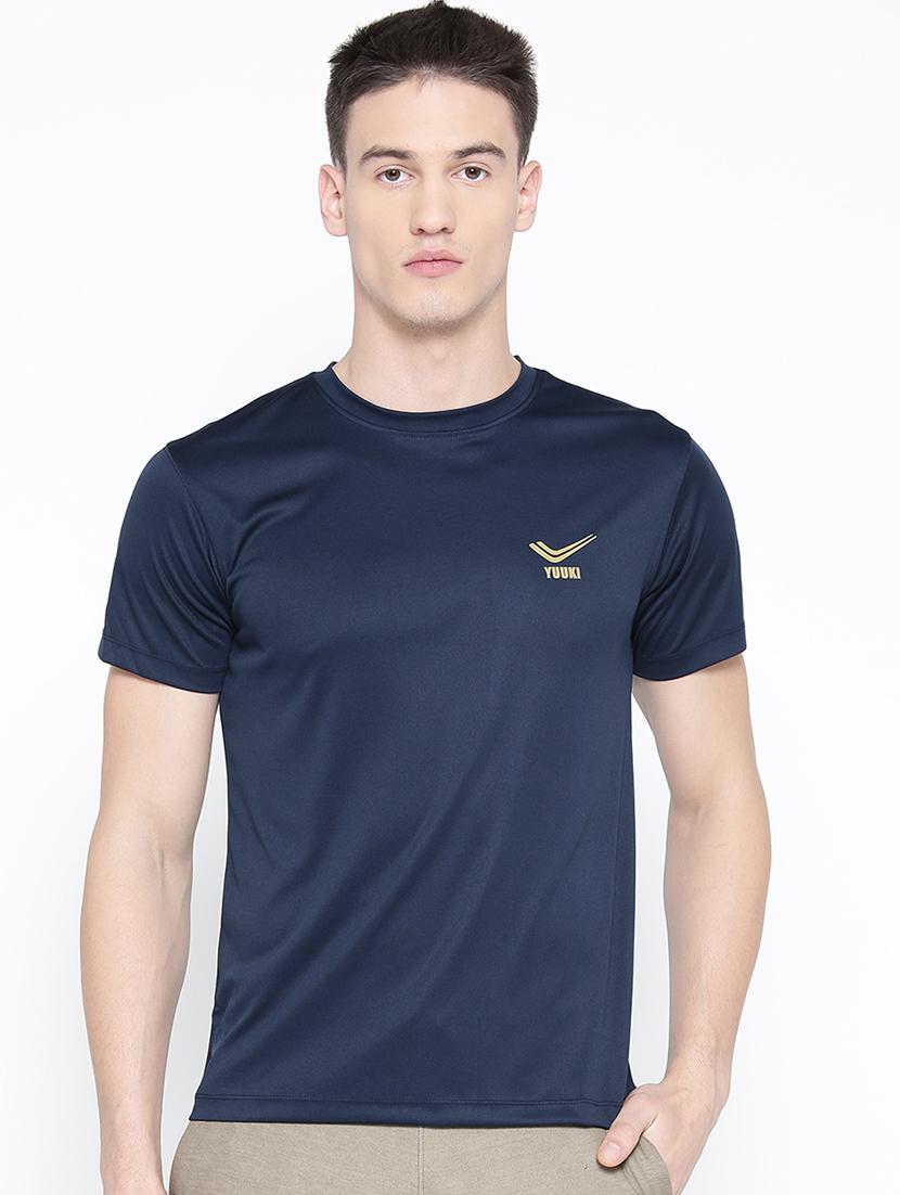 blue solid t-shirt - 16759643 - Zoom Image - 1