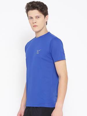 blue solid t-shirt - 16759644 - Standard Image - 2