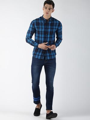 blue light washed denim jeans - 16760280 - Standard Image - 4
