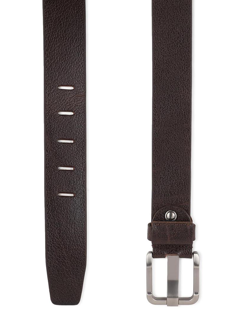 brown leather belt - 16760426 - Zoom Image - 3