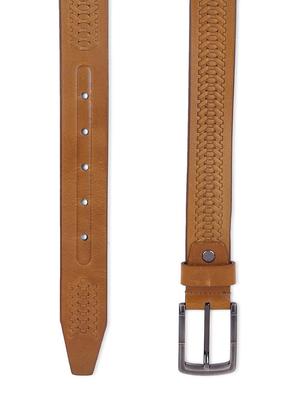 brown leather belt - 16760437 - Standard Image - 3
