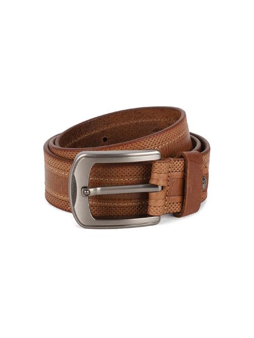 brown leather belt - 16760442 - Standard Image - 1