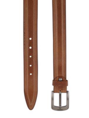 brown leather belt - 16760442 - Standard Image - 3
