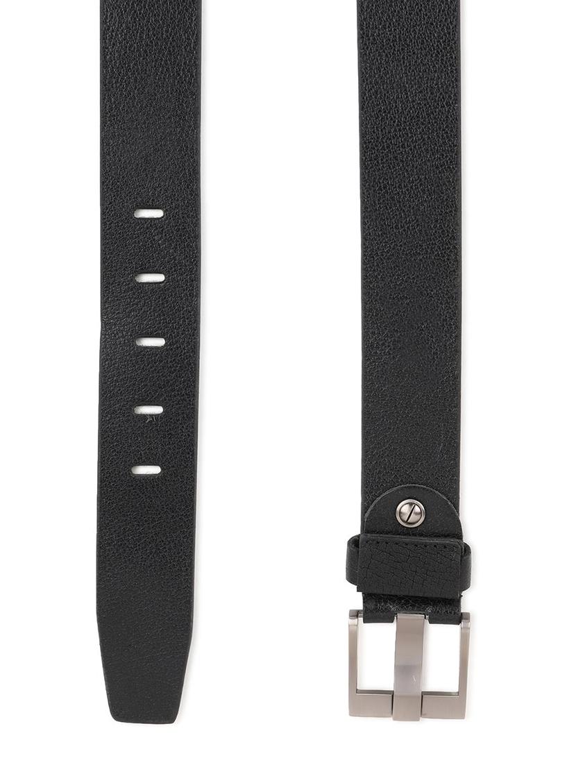 black leather belt - 16760461 - Zoom Image - 3